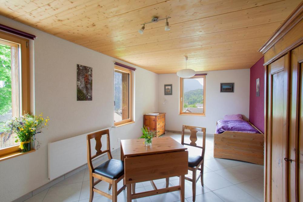 Les Soldanelles Appartement Salvan Buitenkant foto